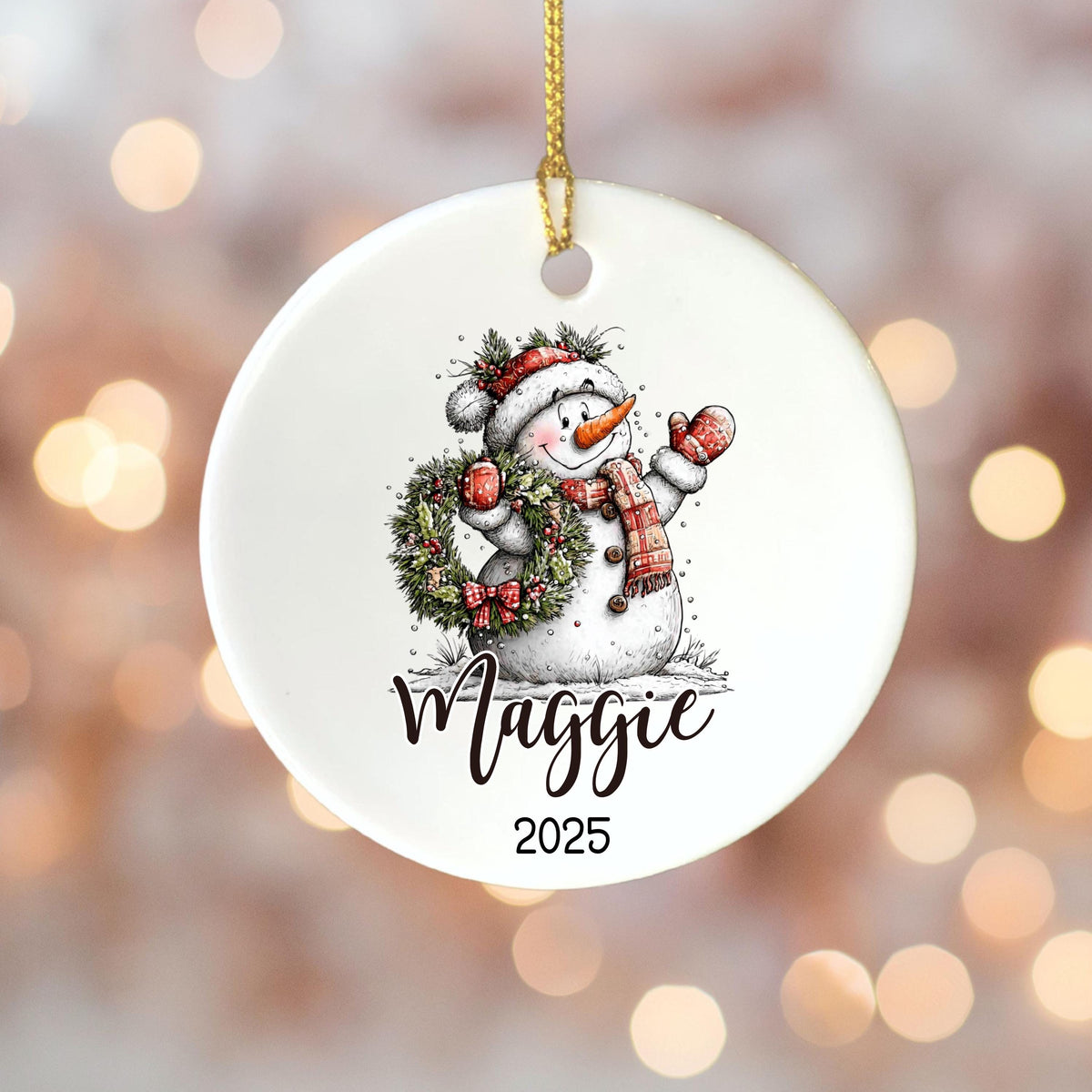 Personalized Christmas Ornament Personalized Gift Gift Ornament Custom Christmas Gift Merry Christmas Custom Name Gift Girl O