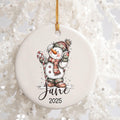 Personalized Christmas Ornament Personalized Gift Gift Ornament Custom Christmas Gift Merry Christmas Custom Name Gift Girl O