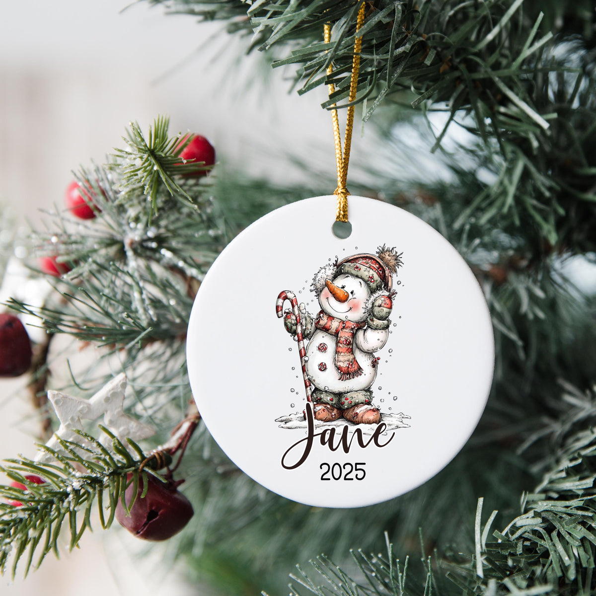 Personalized Christmas Ornament Personalized Gift Gift Ornament Custom Christmas Gift Merry Christmas Custom Name Gift Girl O