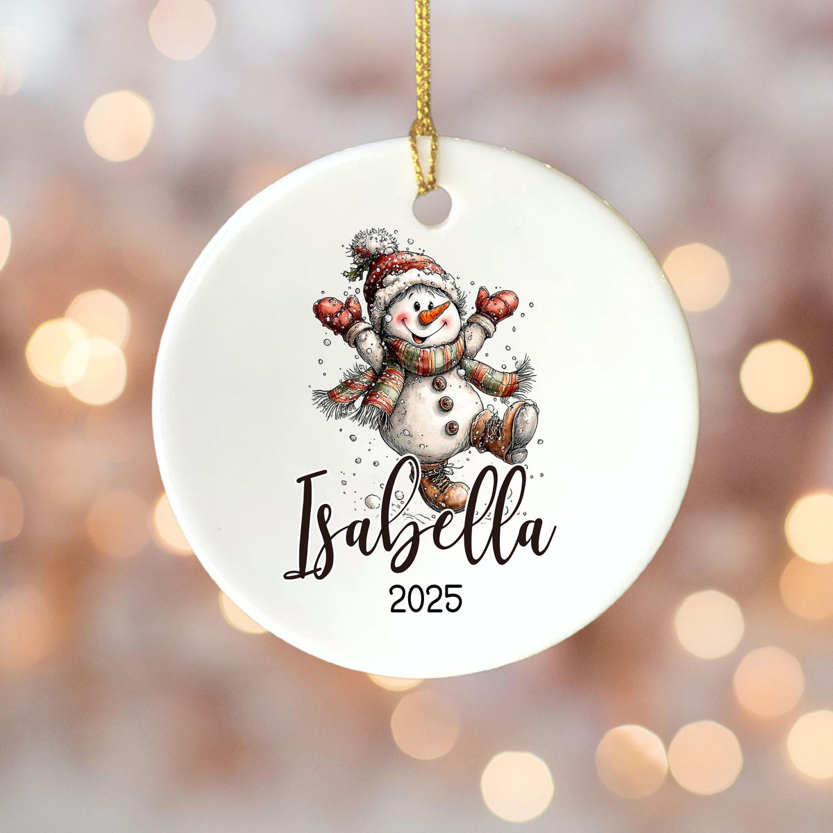 Personalized Christmas Ornament Personalized Gift Gift Ornament Custom Christmas Gift Merry Christmas Custom Name Gift Girl O