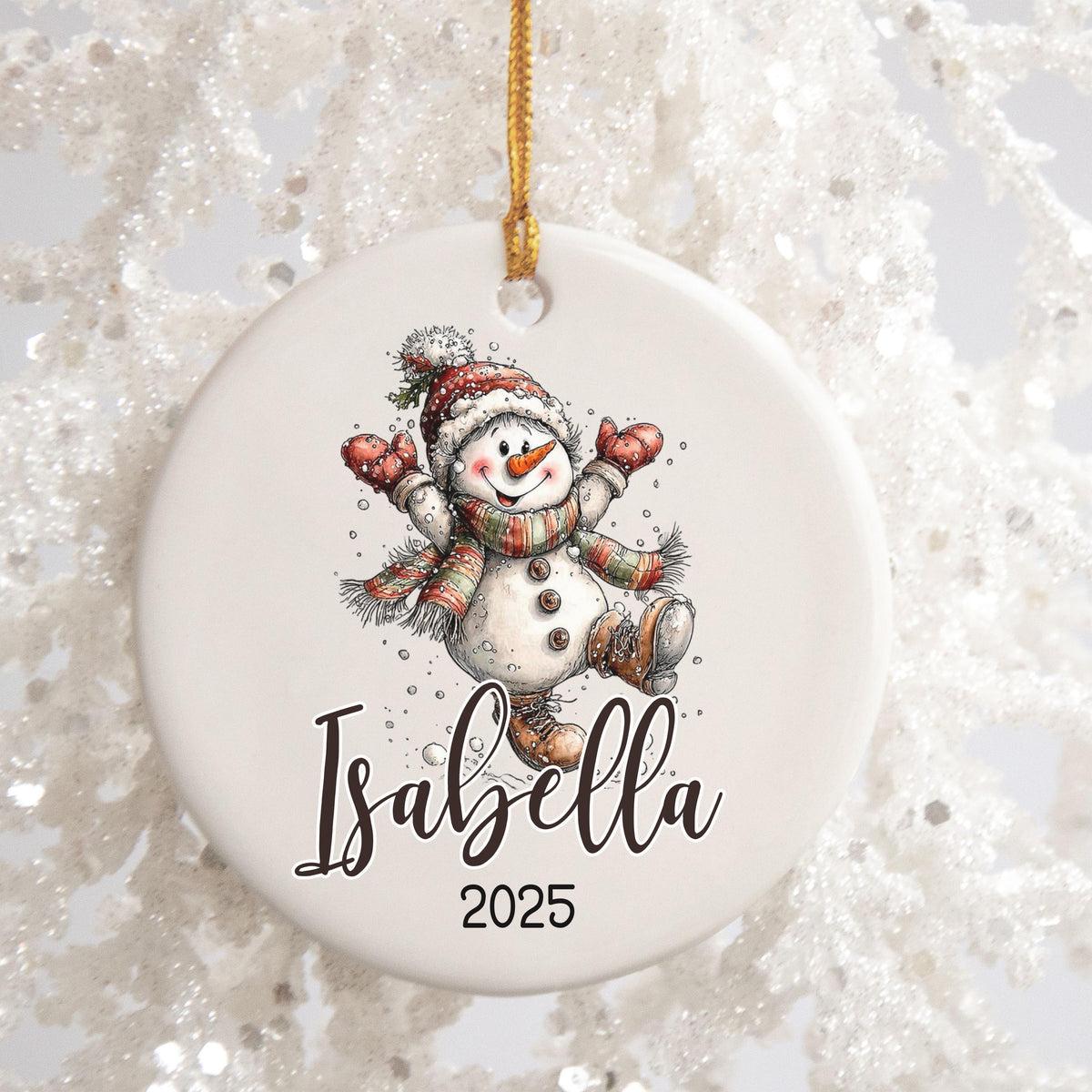 Personalized Christmas Ornament Personalized Gift Gift Ornament Custom Christmas Gift Merry Christmas Custom Name Gift Girl O