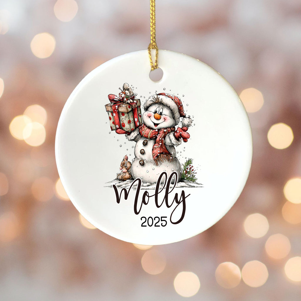 Personalized Christmas Ornament Personalized Gift Gift Ornament Custom Christmas Gift Merry Christmas Custom Name Gift Girl O