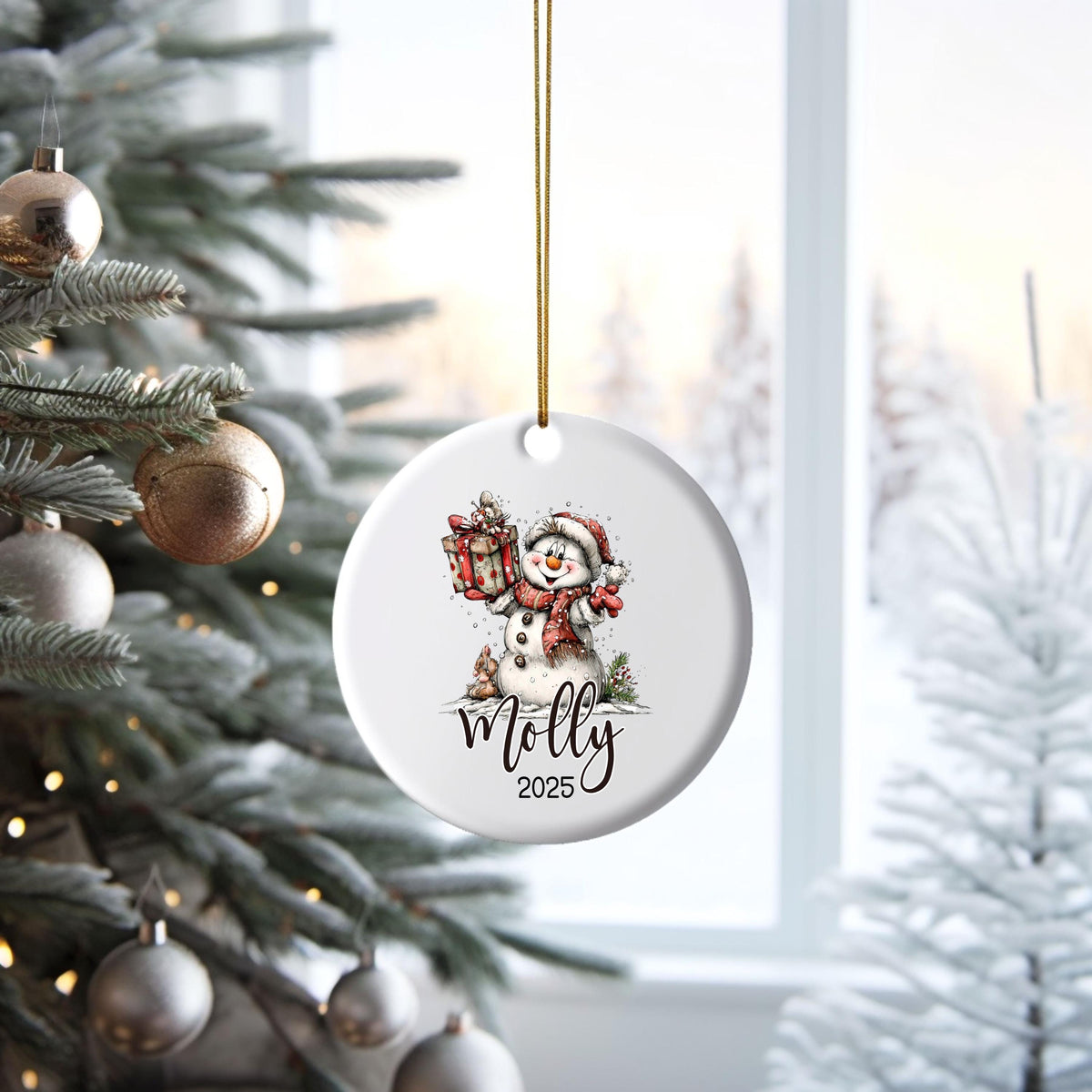 Personalized Christmas Ornament Personalized Gift Gift Ornament Custom Christmas Gift Merry Christmas Custom Name Gift Girl O