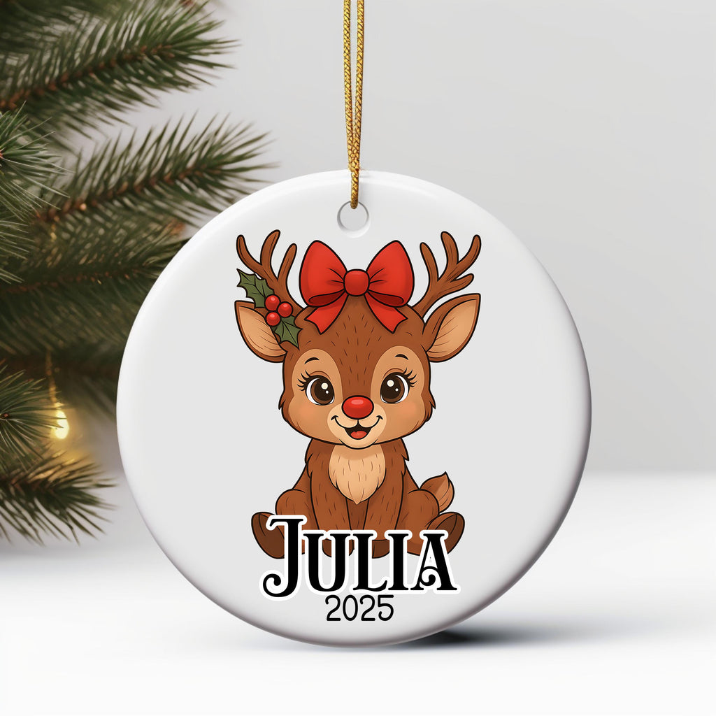 Personalized Christmas Ornament Personalized Gift Gift Ornament Custom Christmas Gift Merry Christmas Custom Name Gift Girl O