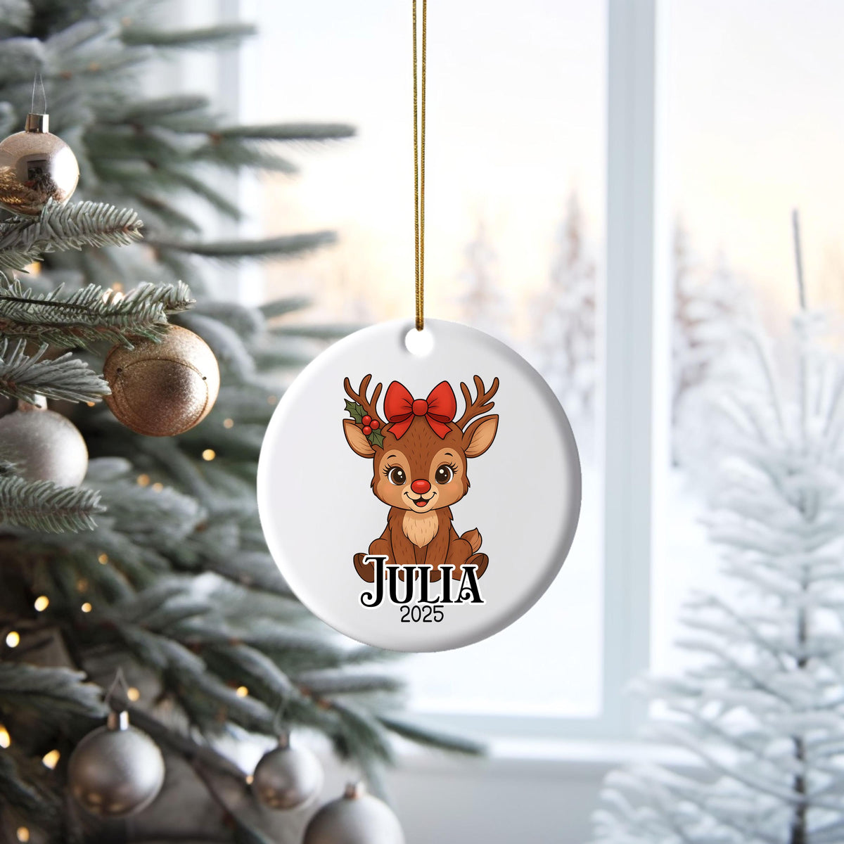 Personalized Christmas Ornament Personalized Gift Gift Ornament Custom Christmas Gift Merry Christmas Custom Name Gift Girl O