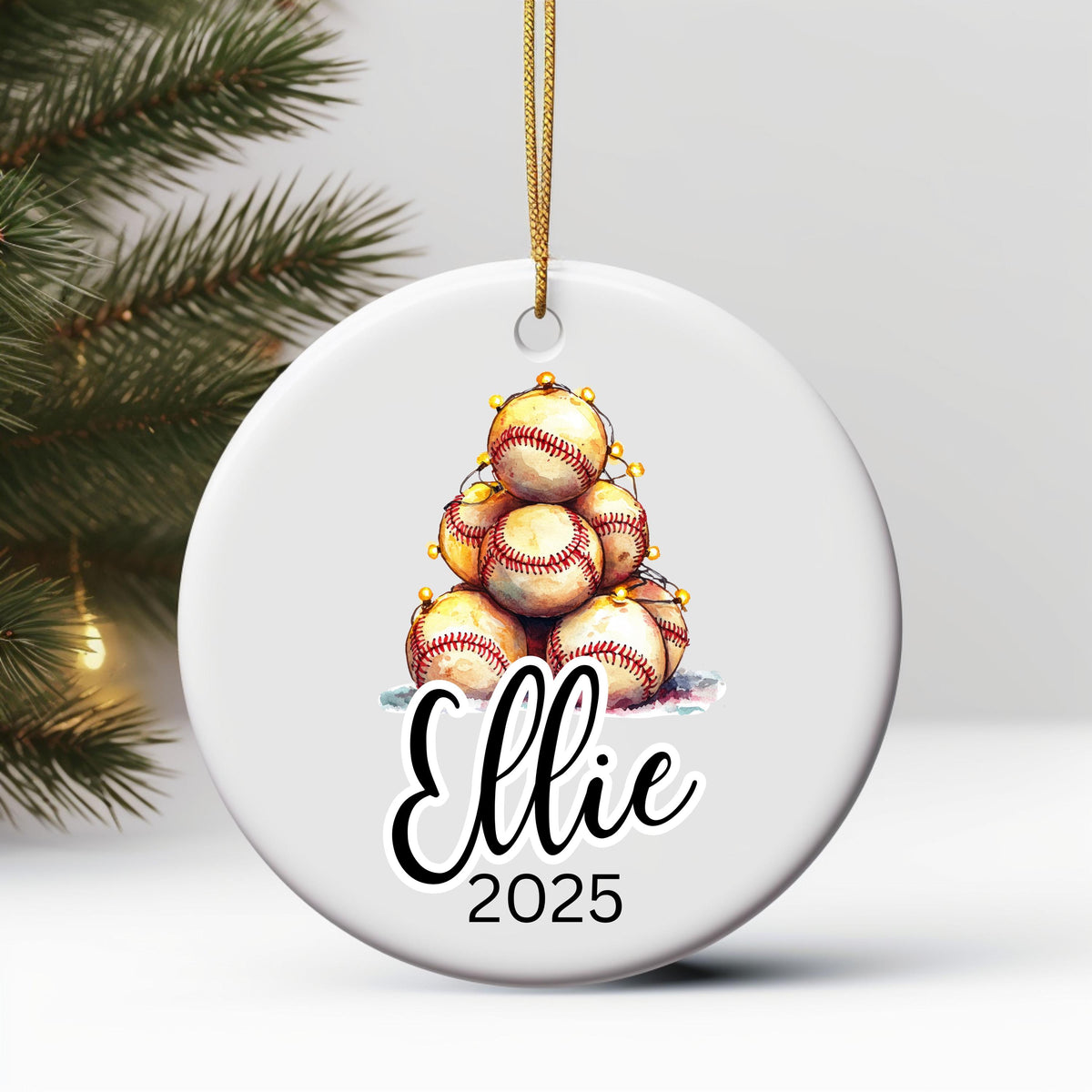 Softball Gifts for Girls Softball Team Gift Personalized Softball Christmas Ornament Girls Softball Gifts for Softball Player