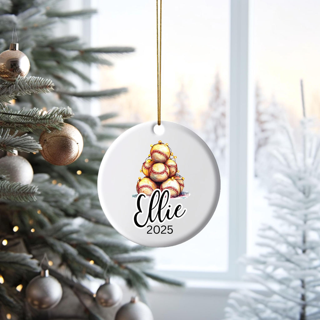 Softball Gifts for Girls Softball Team Gift Personalized Softball Christmas Ornament Girls Softball Gifts for Softball Player