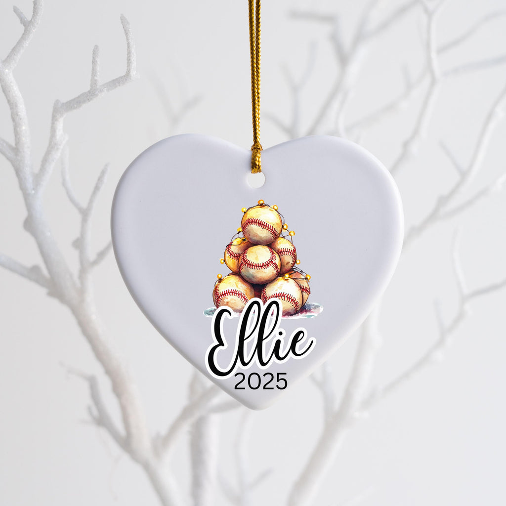 Softball Gifts for Girls Softball Team Gift Personalized Softball Christmas Ornament Girls Softball Gifts for Softball Player
