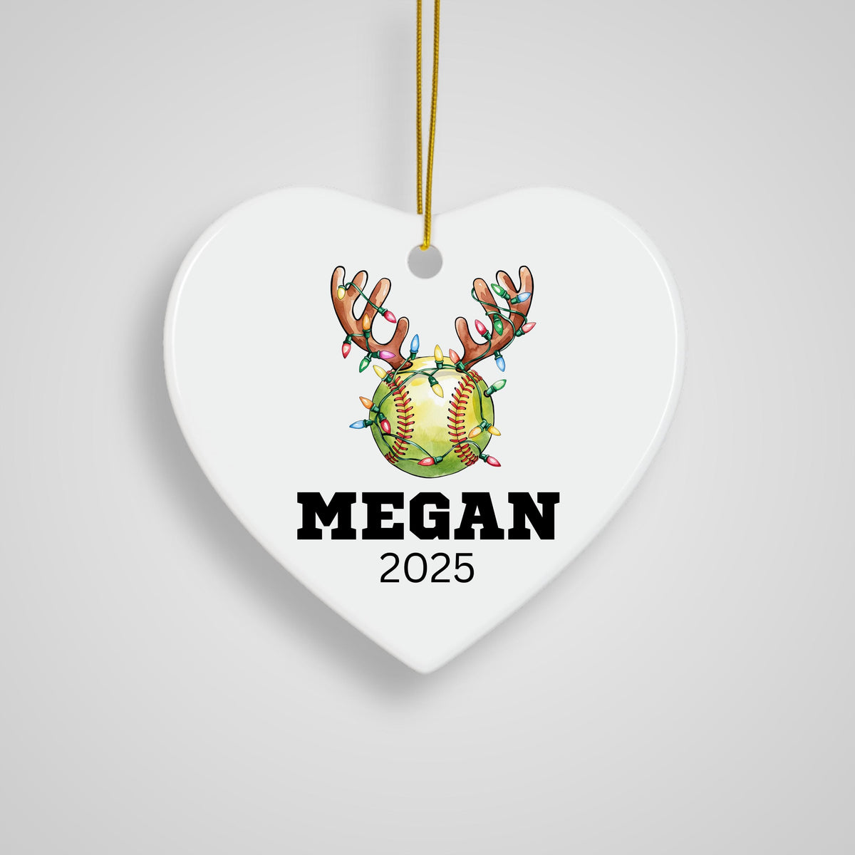 Softball Gifts for Girls Softball Team Gift Personalized Softball Christmas Ornament Girls Softball Gifts for Softball Player