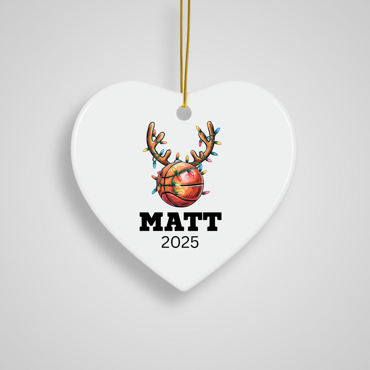 Ornament for Basketball Player Personalized Basketball Keepsake Custom Holiday Gift for Boys and Girls 2025 Personalized Orna