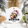 Personalized Football Christmas Ornament