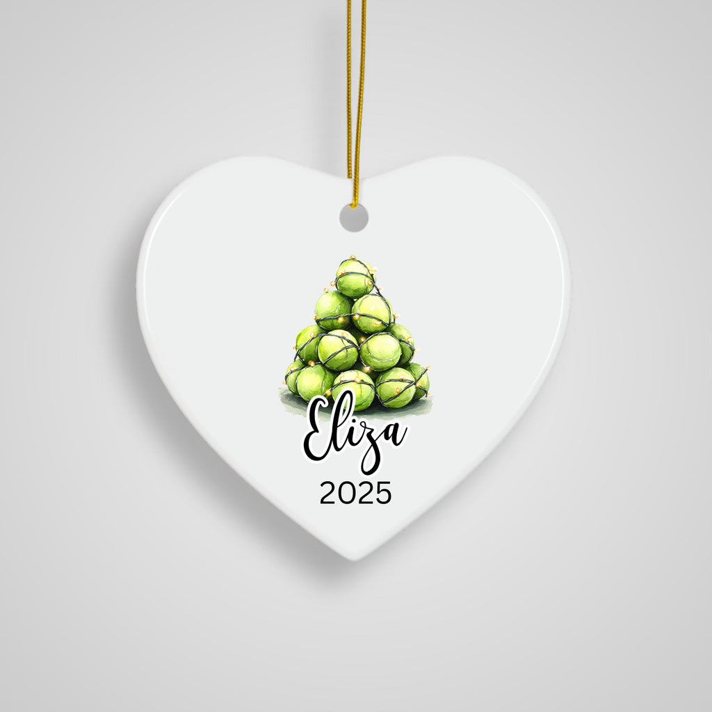 Tennis Christmas Ornament Personalized Tennis Ornament Gifts for Tennis Player Custom Name Tennis Gifts for Tennis Keepsake C