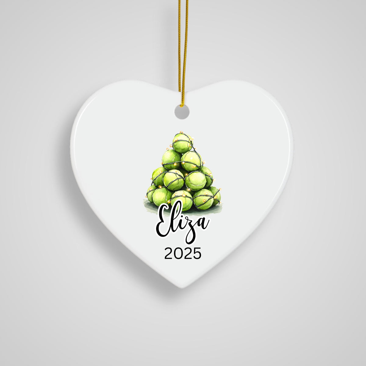 Tennis Christmas Ornament Personalized Tennis Ornament Gifts for Tennis Player Custom Name Tennis Gifts for Tennis Keepsake C