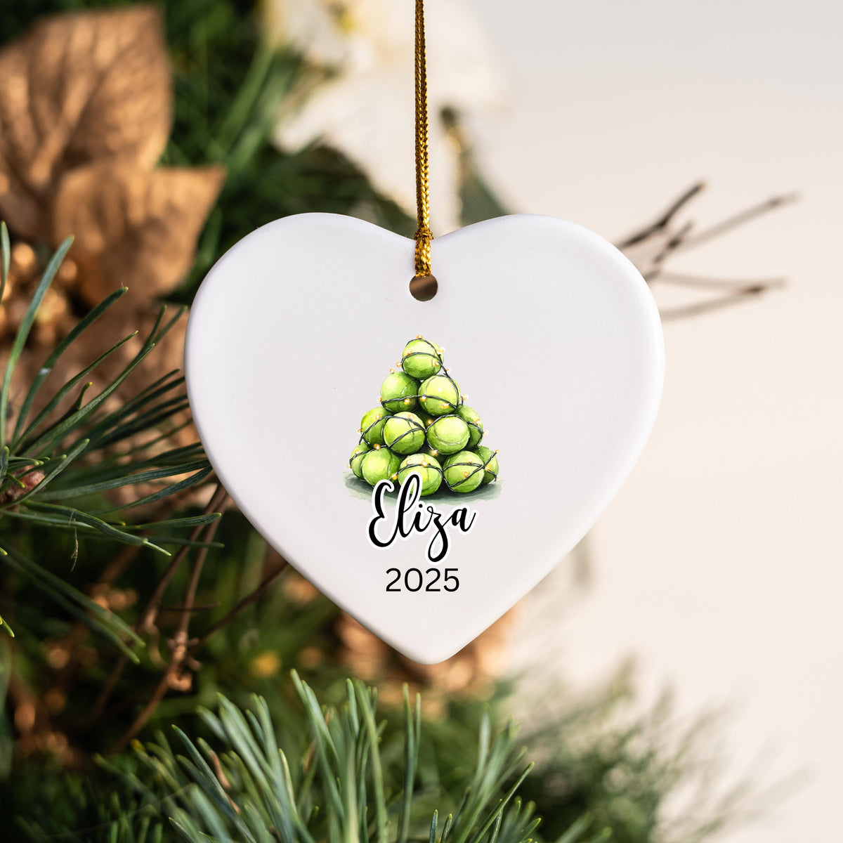 Tennis Christmas Ornament Personalized Tennis Ornament Gifts for Tennis Player Custom Name Tennis Gifts for Tennis Keepsake C
