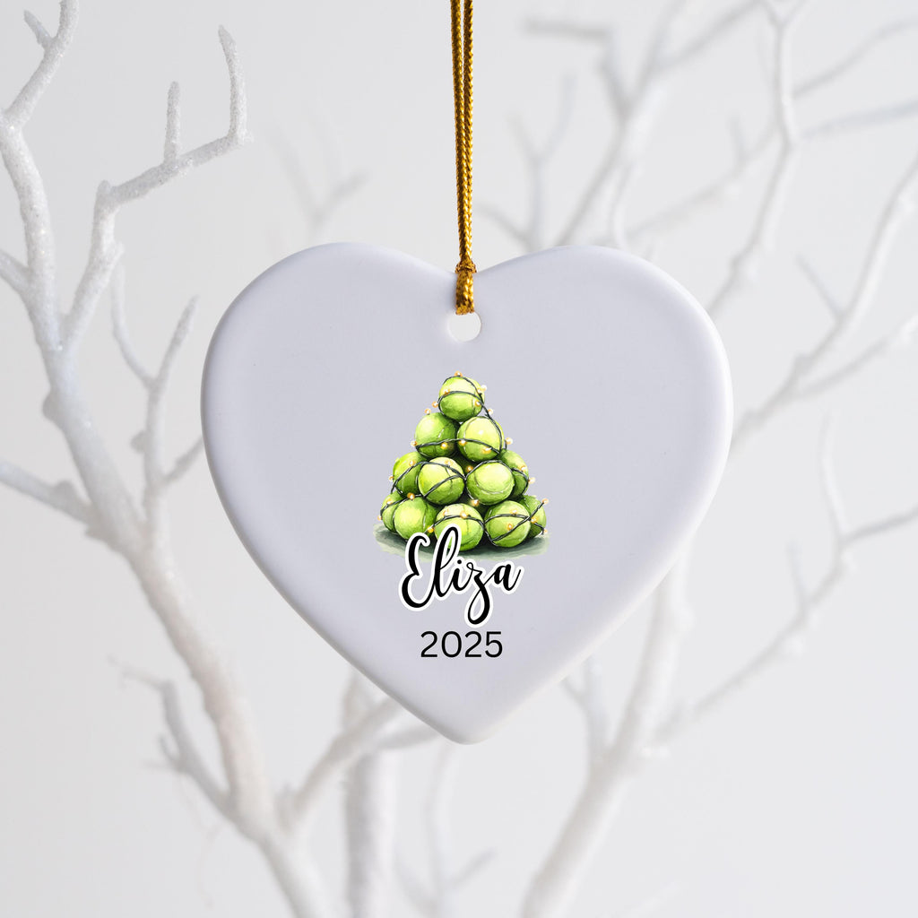 Tennis Christmas Ornament Personalized Tennis Ornament Gifts for Tennis Player Custom Name Tennis Gifts for Tennis Keepsake C