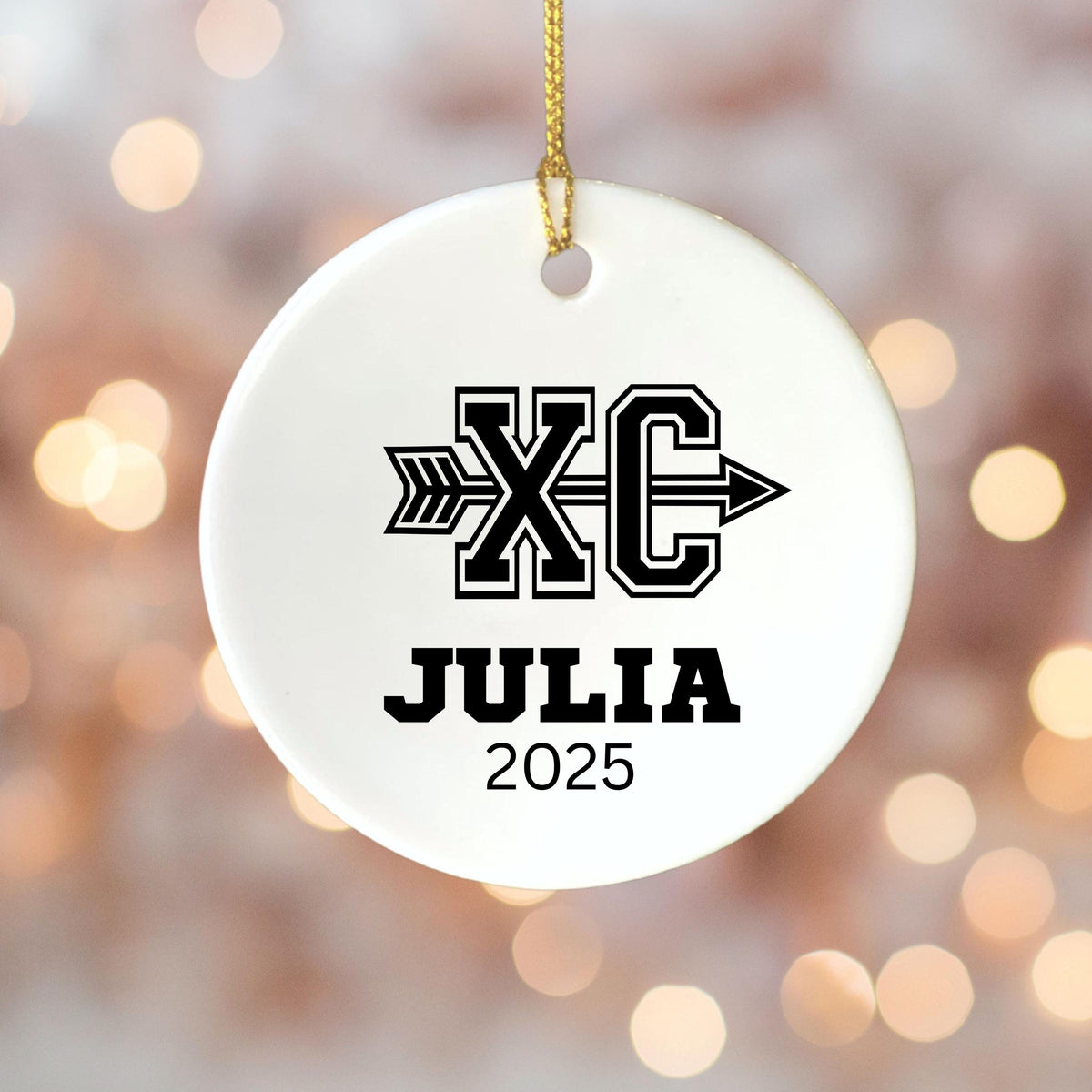 Cross Country Ornament Cross Country Christmas Ornament Personalized Cross Country Ornament Christmas Ornament 2025 Cross Cou