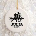 Personalized Cross Country Christmas Ornament
