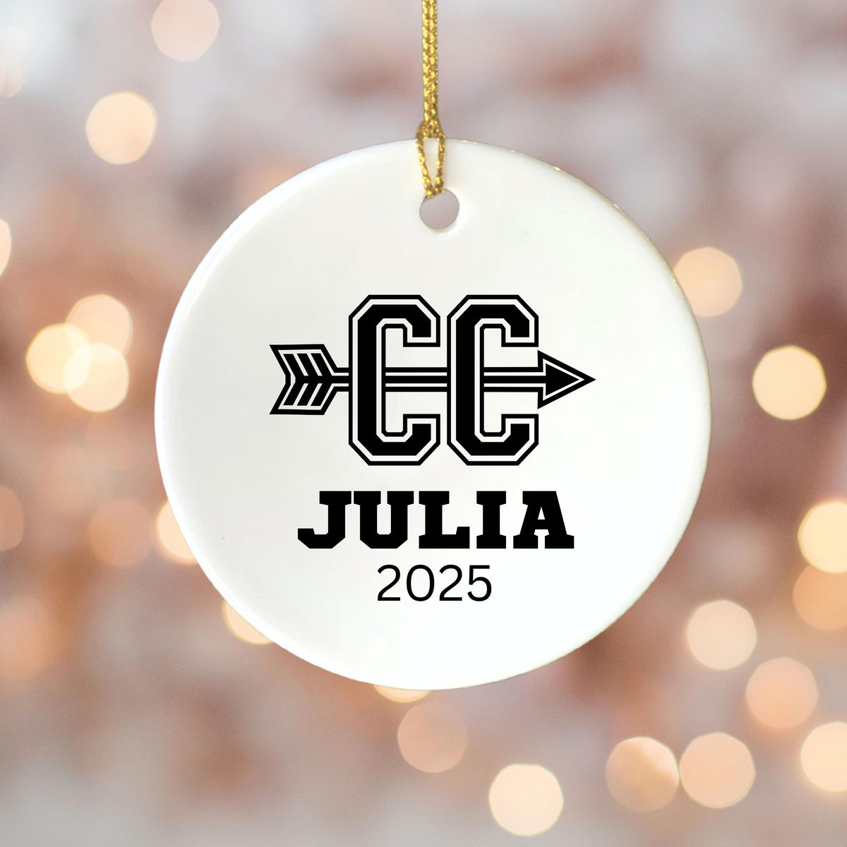 Cross Country Ornament Cross Country Christmas Ornament Personalized Cross Country Ornament Christmas Ornament 2025 Cross Cou