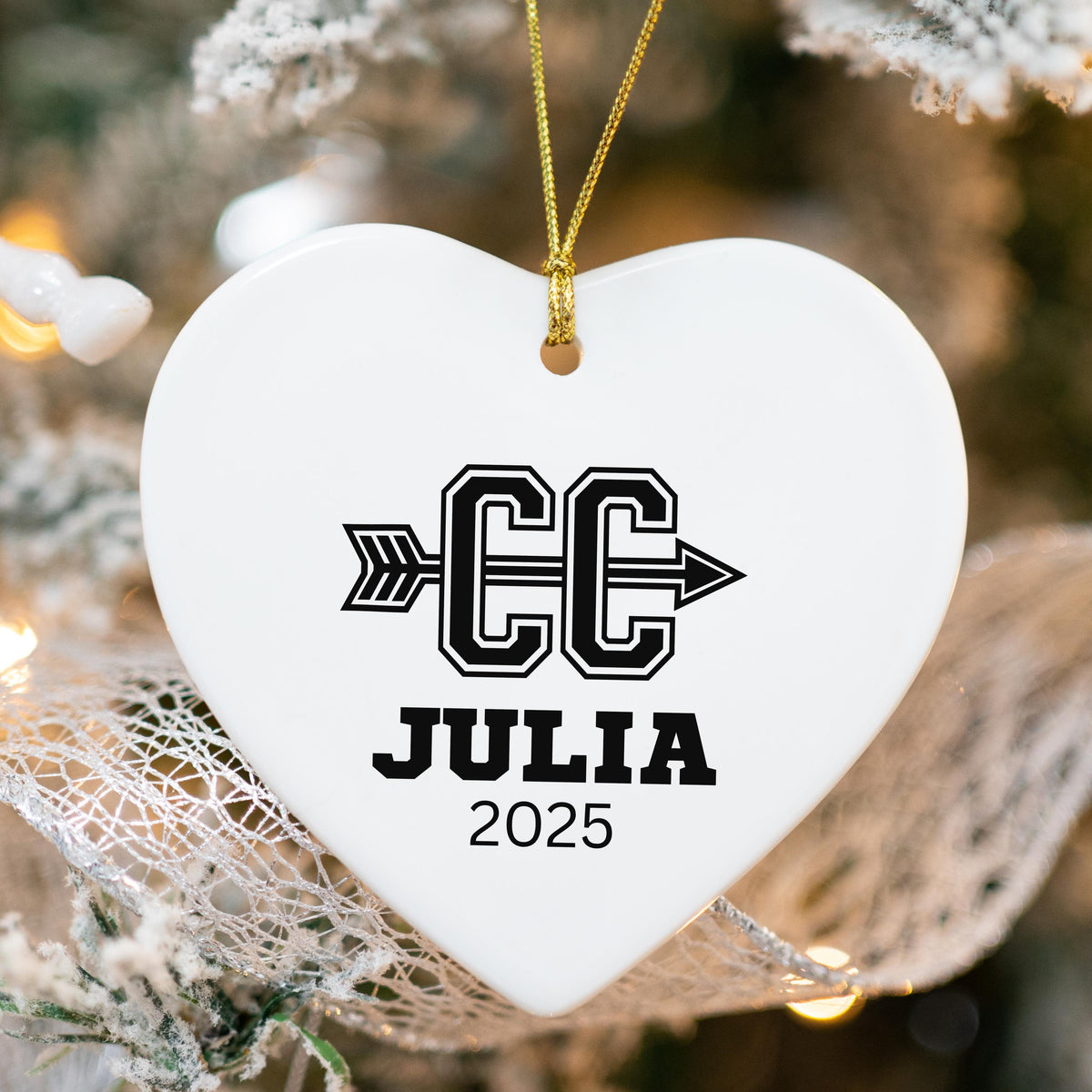 Cross Country Ornament Cross Country Christmas Ornament Personalized Cross Country Ornament Christmas Ornament 2025 Cross Cou