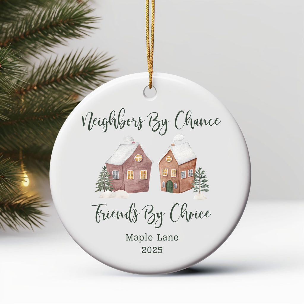 Neighbor Christmas Gift for Neighbor Best Neighbor Ever Christmas Ornament Neighbor Appreciation Gift Neighbor Christmas Gift