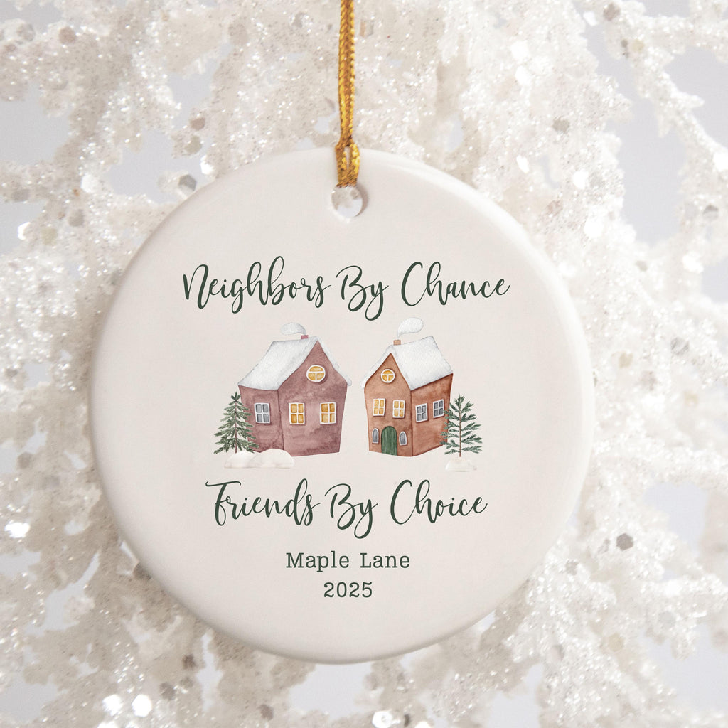 Neighbor Christmas Gift for Neighbor Best Neighbor Ever Christmas Ornament Neighbor Appreciation Gift Neighbor Christmas Gift