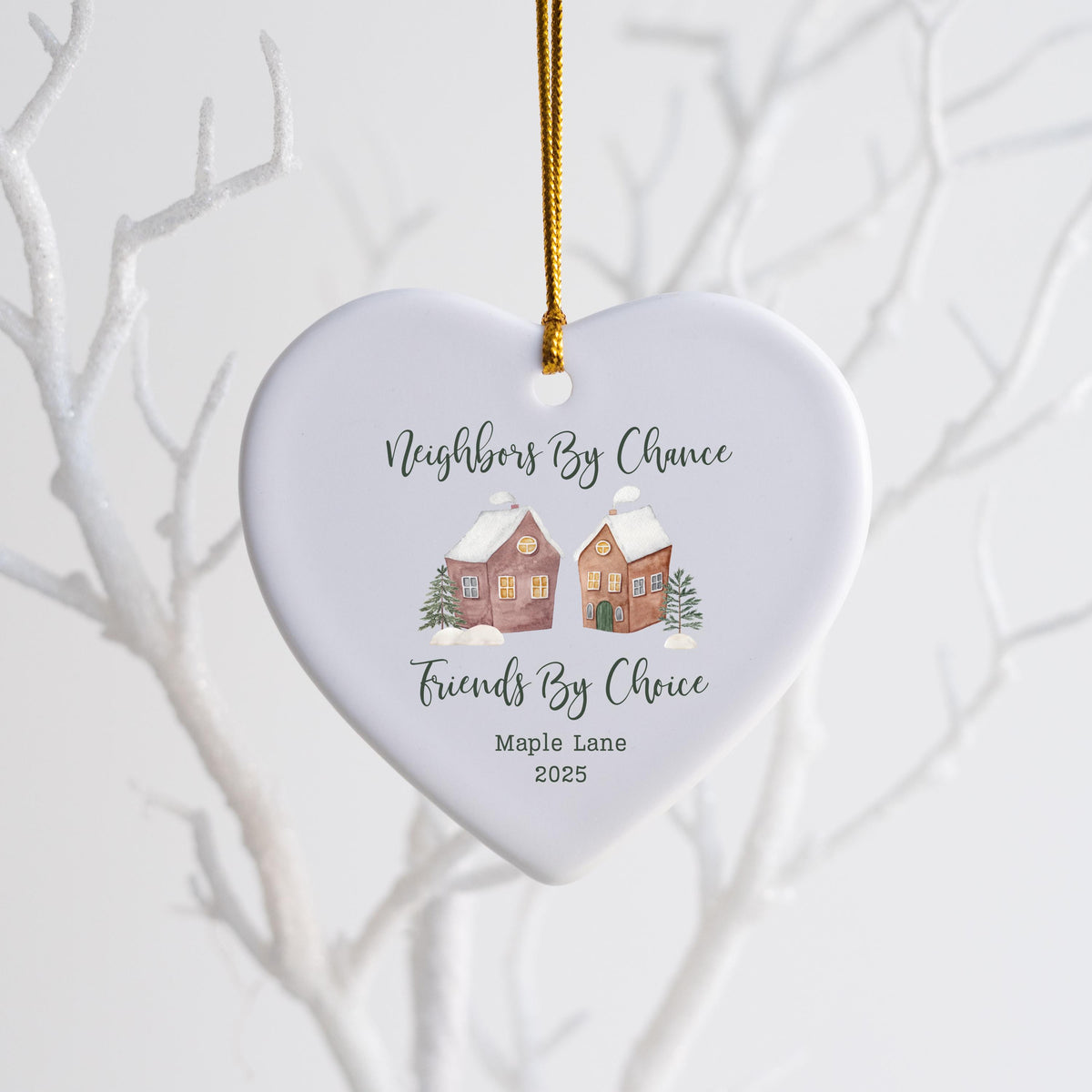 Neighbor Christmas Gift for Neighbor Best Neighbor Ever Christmas Ornament Neighbor Appreciation Gift Neighbor Christmas Gift