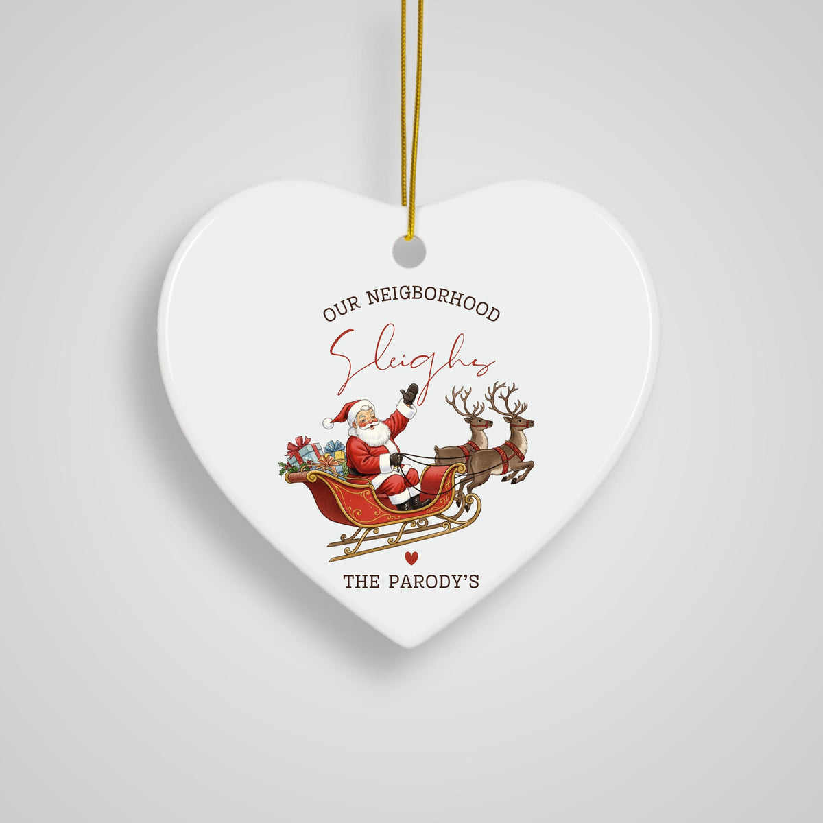 Neighbor Christmas Gift for Neighbor Best Neighbor Ever Christmas Ornament Neighbor Appreciation Gift Neighbor Christmas Gift