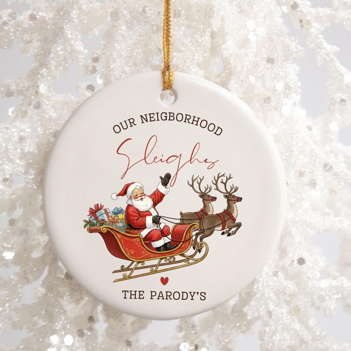 Neighbor Christmas Gift for Neighbor Best Neighbor Ever Christmas Ornament Neighbor Appreciation Gift Neighbor Christmas Gift