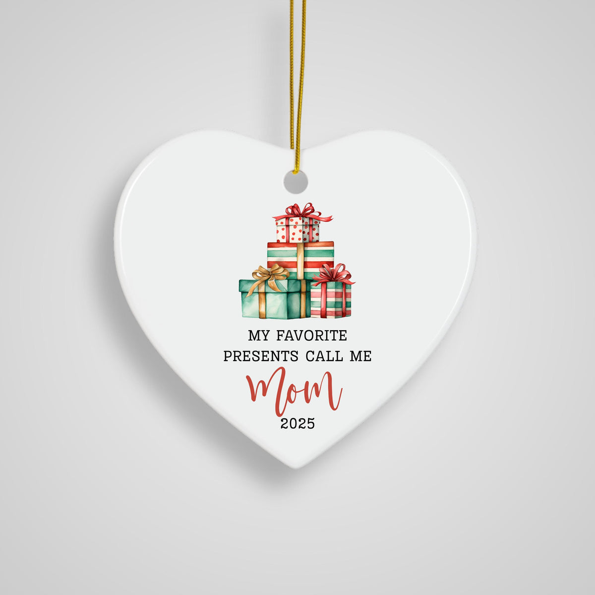 Gift for Mom Christmas Gift mommy gift keepsake gift Mom Christmas Ornament for mom Christmas present from children gift from