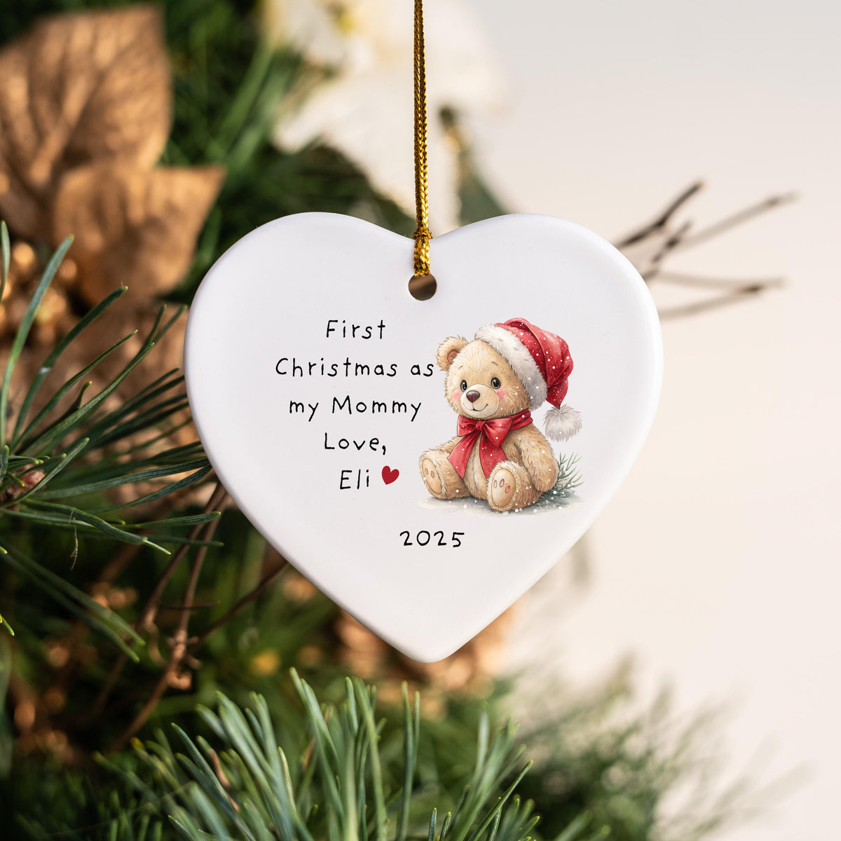 First Christmas as Mommy Ornament from Baby Personalized New Parent Ornament Personalized Ornament for New Mom Christmas Gift