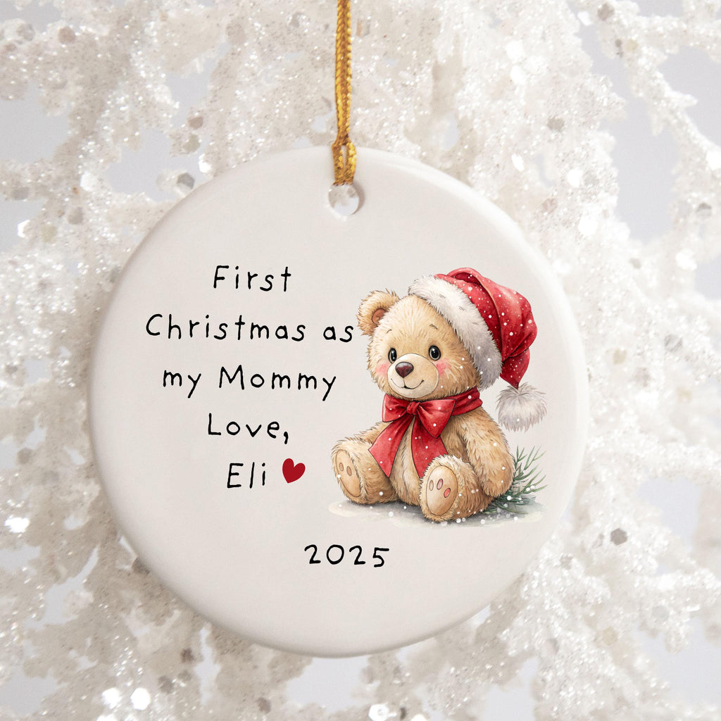 First Christmas as Mommy Ornament from Baby Personalized New Parent Ornament Personalized Ornament for New Mom Christmas Gift