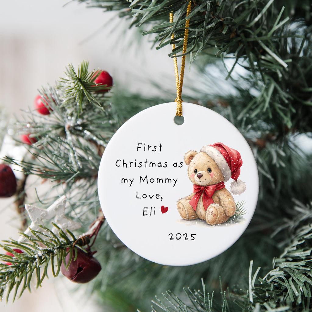 First Christmas as Mommy Ornament from Baby Personalized New Parent Ornament Personalized Ornament for New Mom Christmas Gift