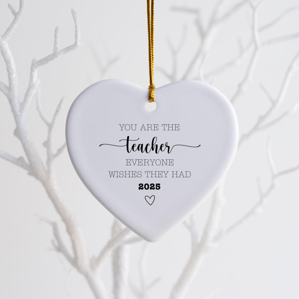 Teacher Memory Ceramic Keepsake Ceramic Teacher Gift Thank You Gift for Teacher End of Year Teacher Appreciation Thank You Or