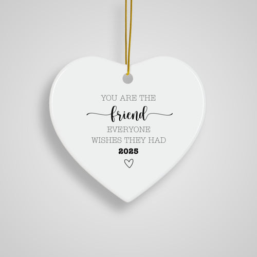 Friendship Christmas Ornament
