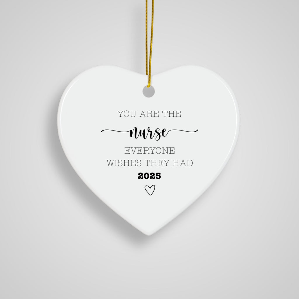 Nurse Ornament Nurse Christmas Ornament Personalized Nurse Gifts Thank You Ornament for Nurse Appreciation Gifts Nursing Scho