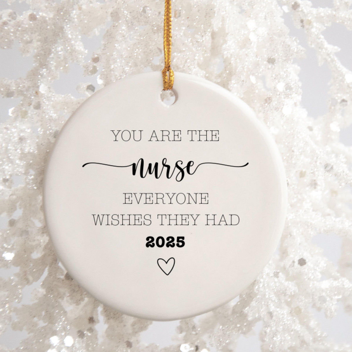 Nurse Ornament Nurse Christmas Ornament Personalized Nurse Gifts Thank You Ornament for Nurse Appreciation Gifts Nursing Scho
