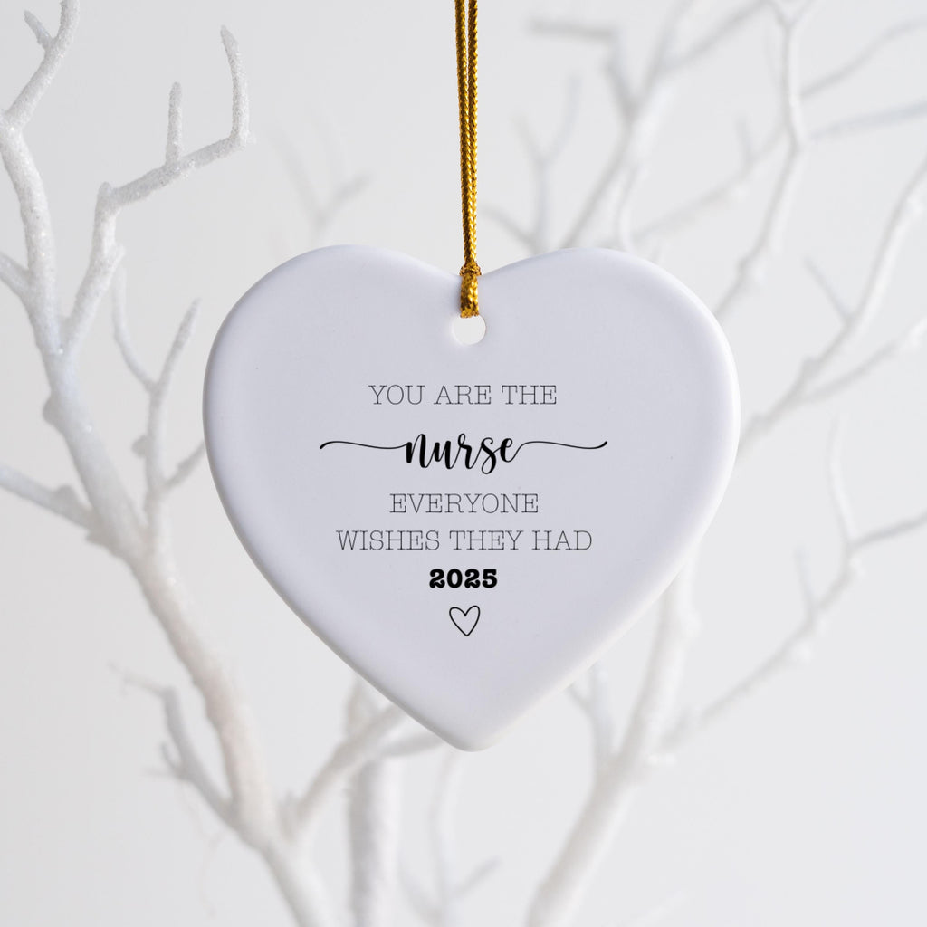 Nurse Ornament Nurse Christmas Ornament Personalized Nurse Gifts Thank You Ornament for Nurse Appreciation Gifts Nursing Scho
