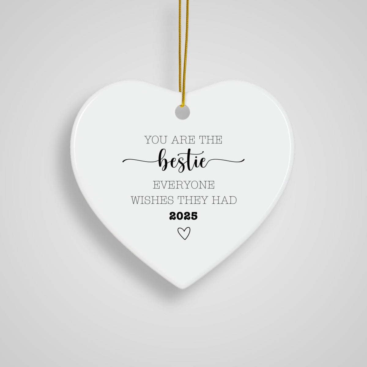 Best Friend Ornament Best Friend Gift Christmas Gift for Friend Appreciation Friendship Christmas Ornament Friend Keepsake Gi