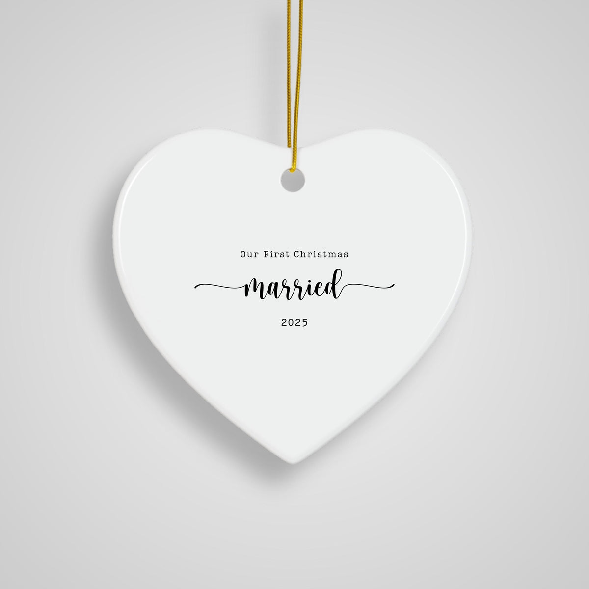 First Christmas Married Ornament First Christmas as Mr & Mrs Christmas Ornament Married Christmas Ornament Gift for Couple We