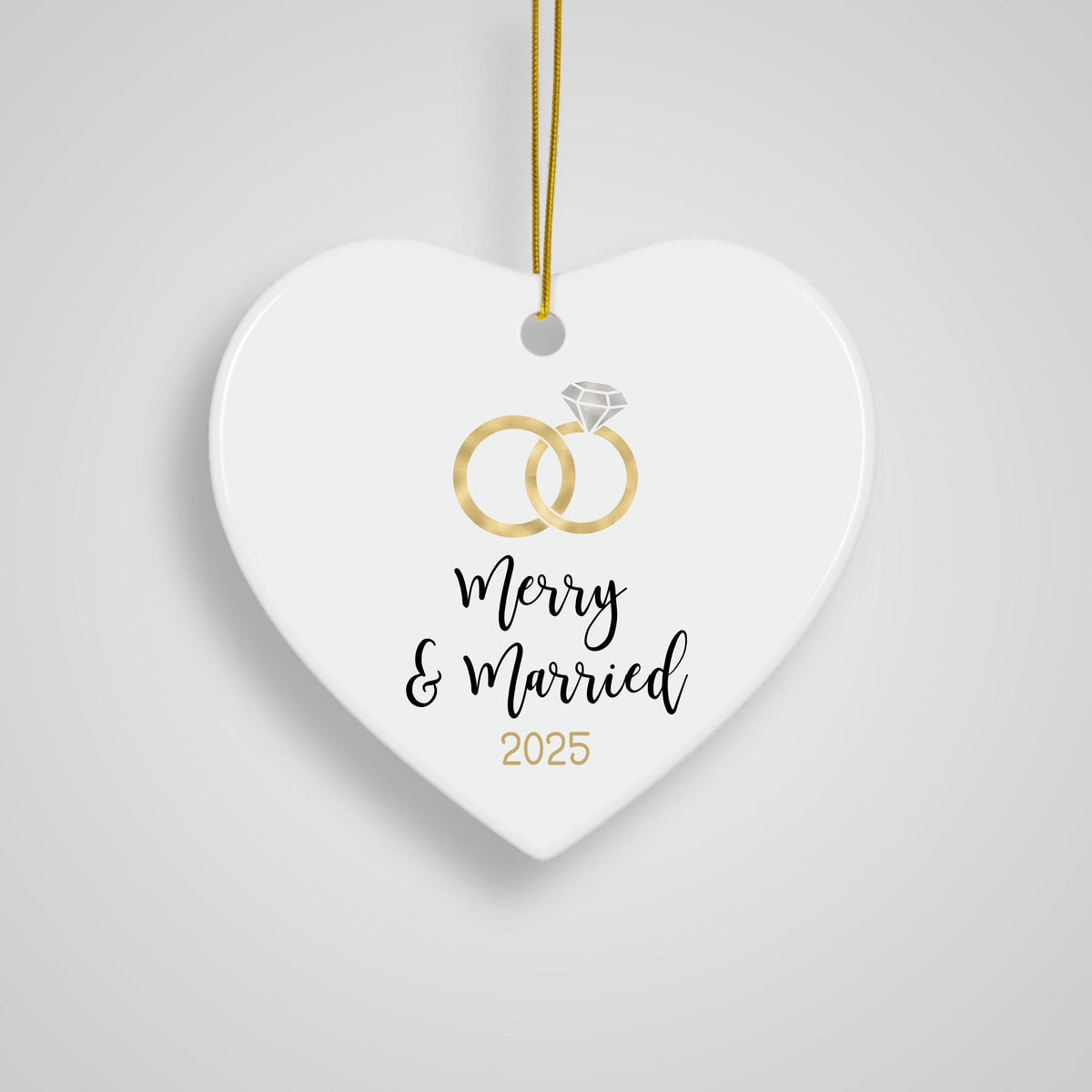 First Christmas Married Ornament Christmas Ornament Wedding Gift for Newlyweds Gift for Couple Christmas as Mr. & Mrs. Christ