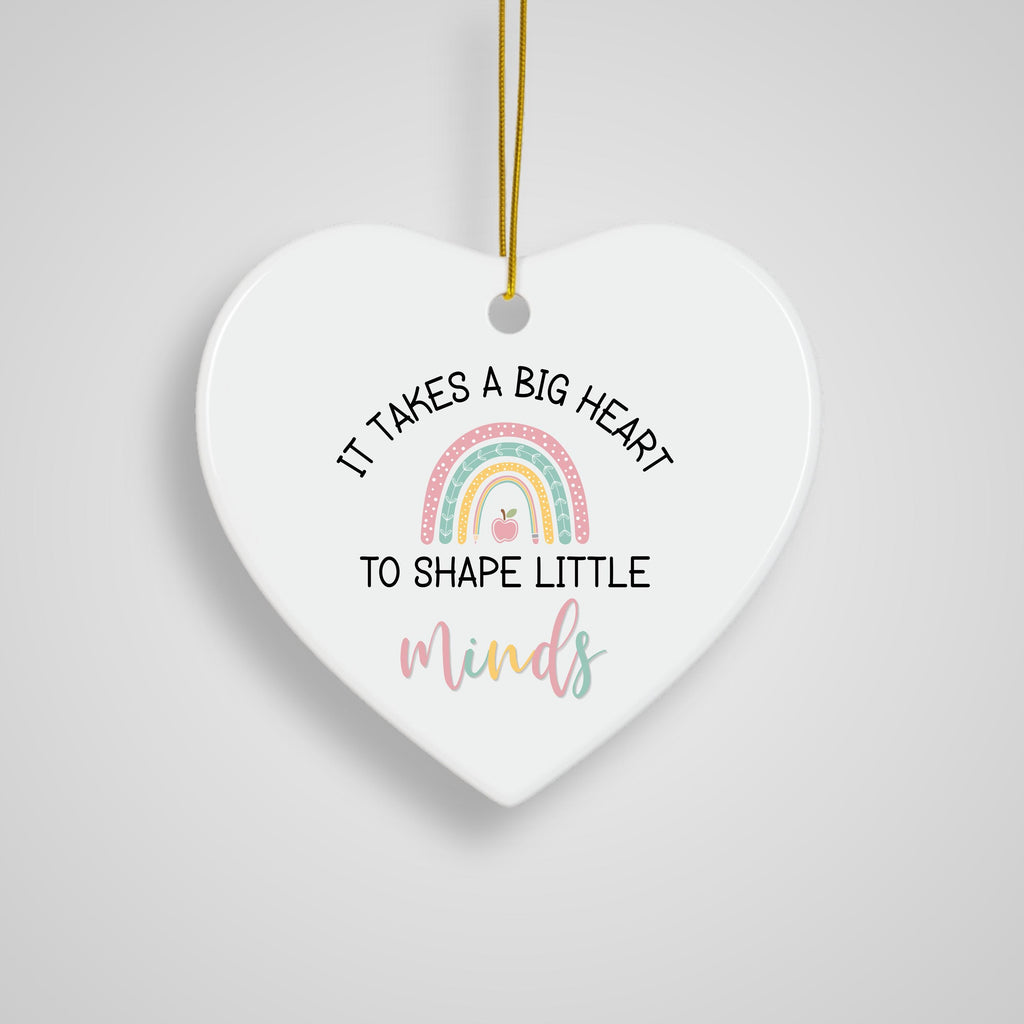 Personalized Teacher Christmas Ornament