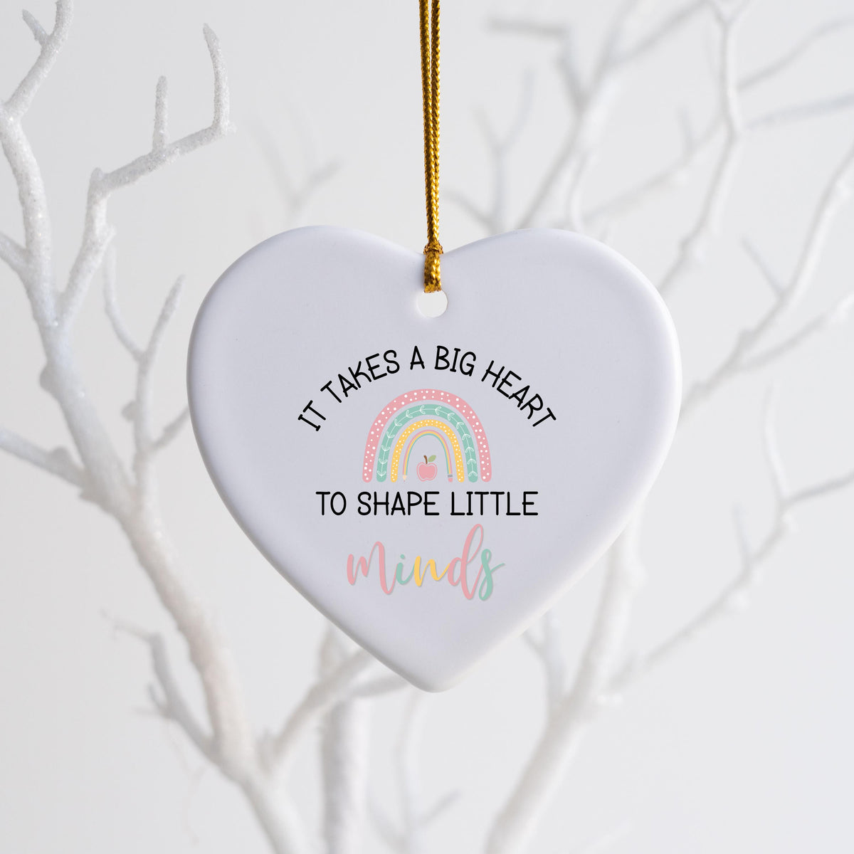 Personalized Teacher Christmas Ornament