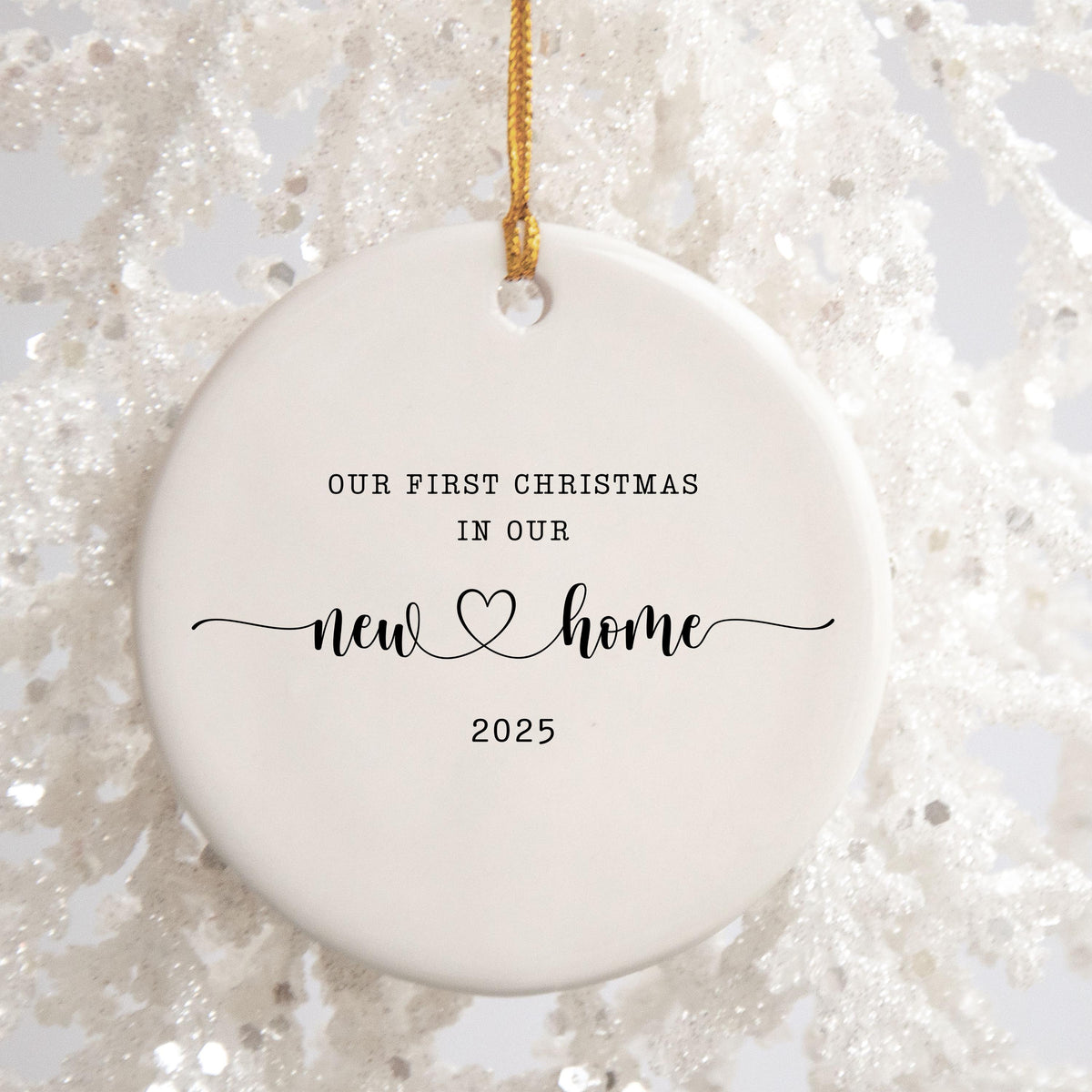 New Home Personalized Christmas Ornament Housewarming Gift for New Home Owners Gift from Realtor New Home Keepsake Christmas 