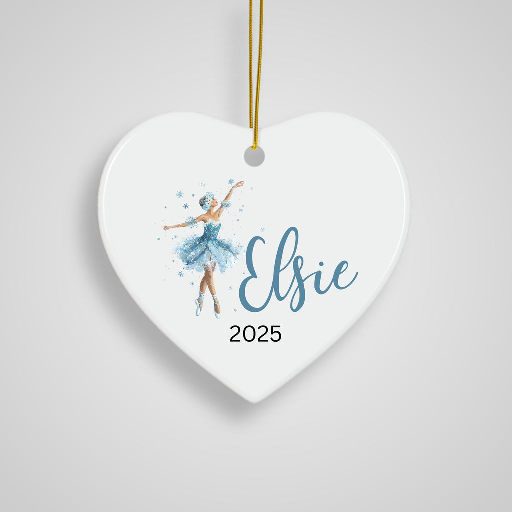 Girls Ballet Christmas Ornament Personalized Ballerina Ornament Custom Dance Ornament for Kids or Teens Gift for Dancer Balle