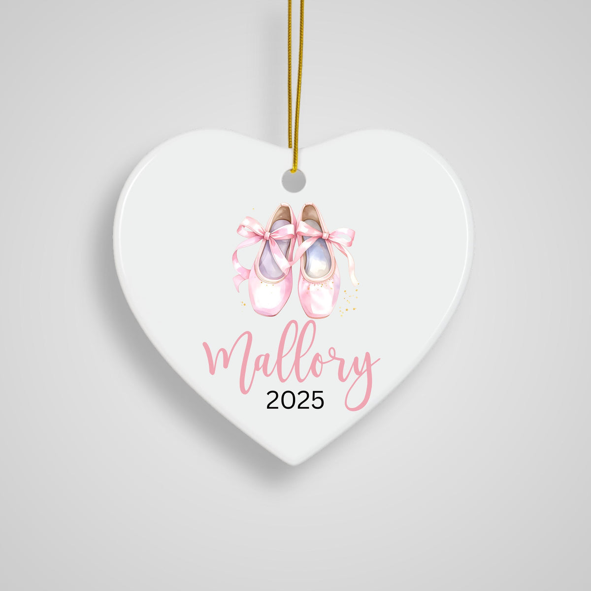 Girls Ballet Christmas Ornament Personalized Ballerina Ornament Custom Dance Ornament for Kids or Teens Gift for Dancer Balle