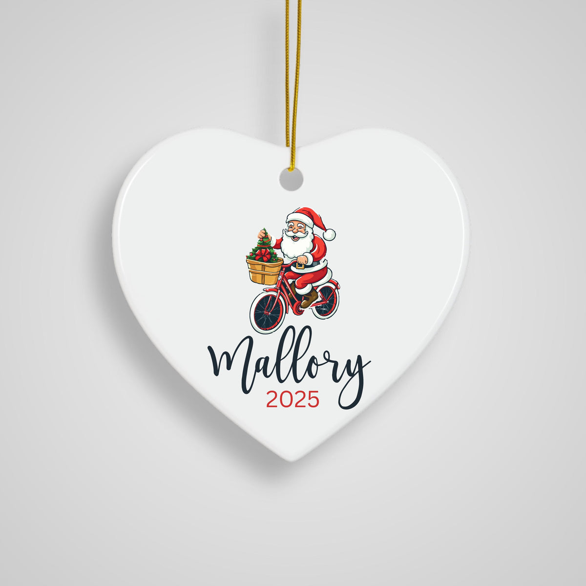Personalized Bicycle Ornament Christmas Gifts For Bicycle Rider Cycling Ornament Bicycle Gift Biker Xmas Ornament Mountain bi