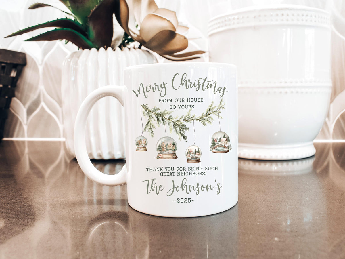 Neighbor Christmas Gift Ideas Neighbor Mug Best Neighbor Gift for Friend Neighborhood Christmas Present Appreciation Gift for
