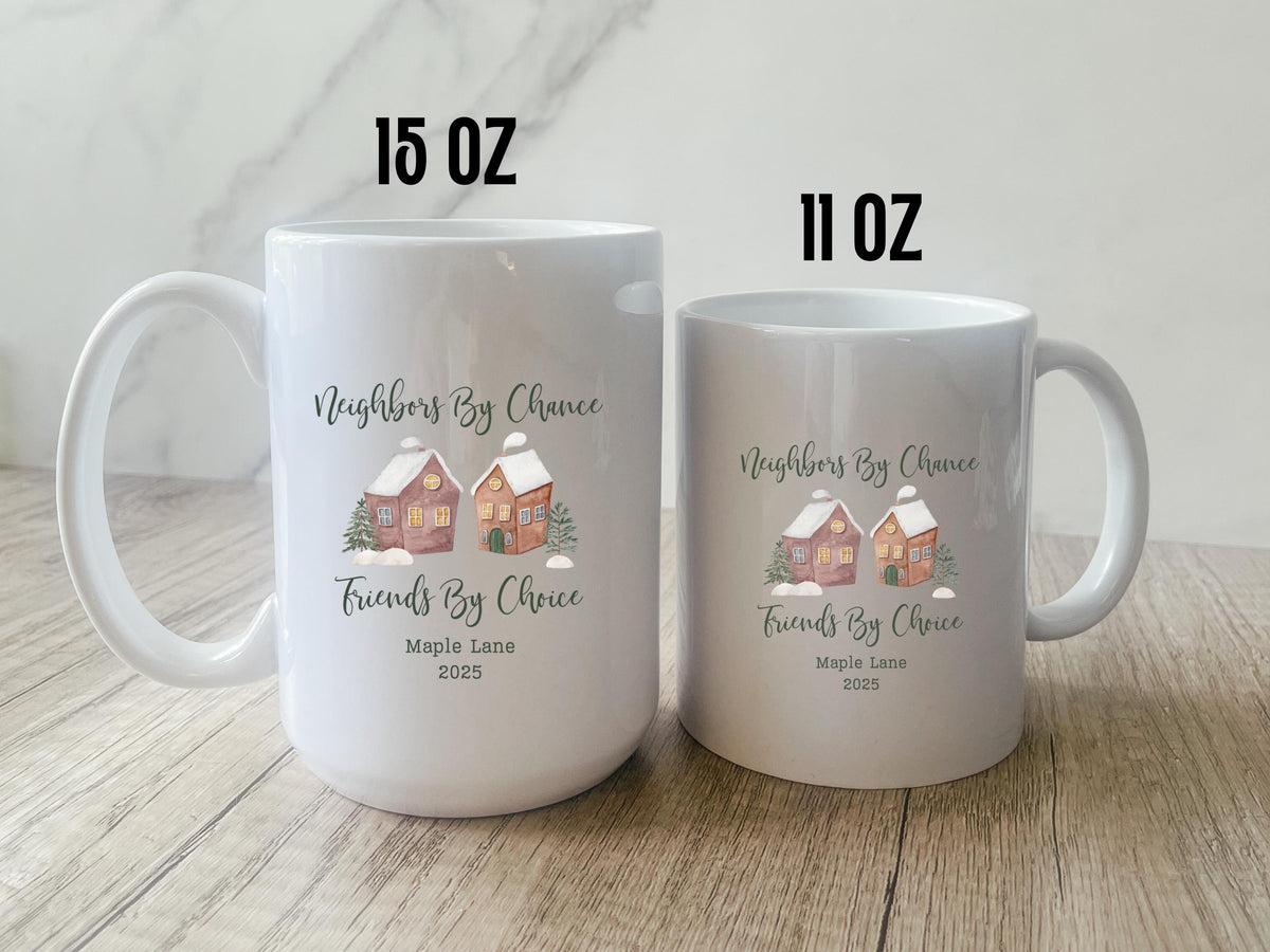 Neighbor Christmas Gift Ideas Neighbor Mug Best Neighbor Gift for Friend Neighborhood Christmas Present Appreciation Gift for