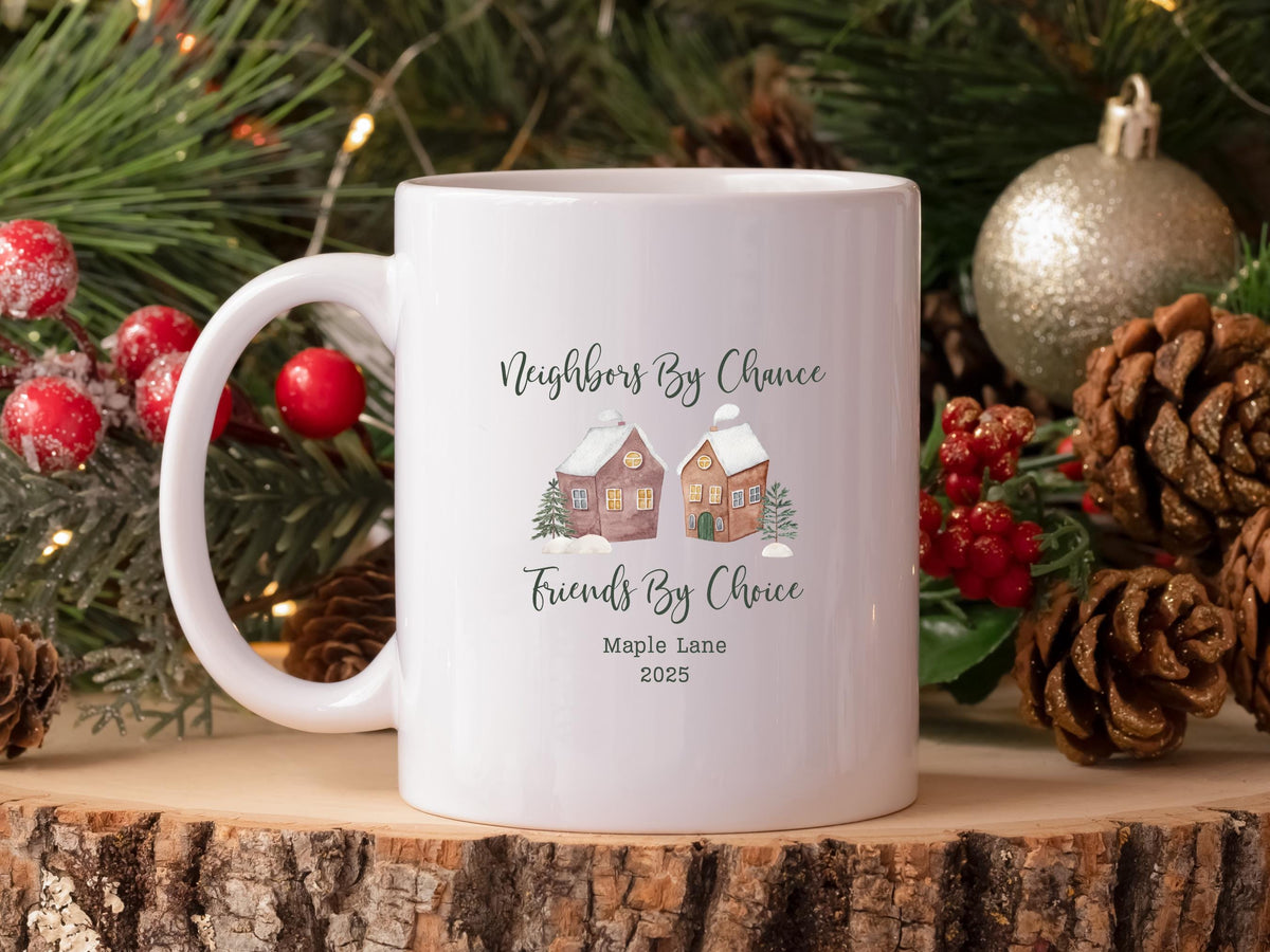 Best Neighbor Christmas Mug
