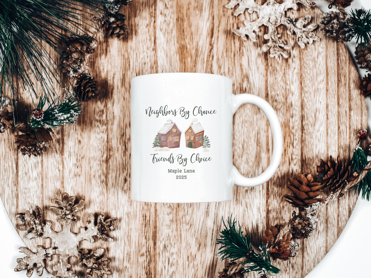 Neighbor Christmas Gift Ideas Neighbor Mug Best Neighbor Gift for Friend Neighborhood Christmas Present Appreciation Gift for